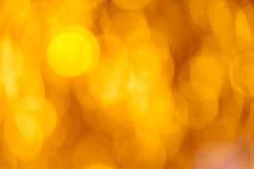 Golden flare lights blur background