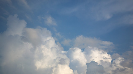 Fototapeta na wymiar clouds in blue sky day 