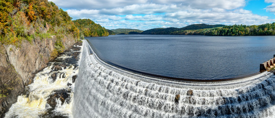 New Croton Dam, Croton-On-Hudson, Croton Gorge Park, NY. USA