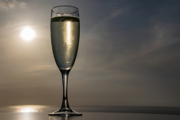 Celebrations at sunset