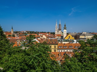 The cityscape of Zagreb