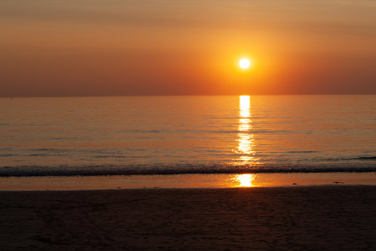 sunset at sea © Stefan