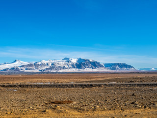Fototapeta na wymiar Scenic view of nature in winter, Iceland