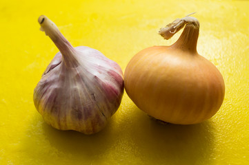 onion and garlic