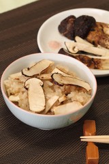 焼き松茸と松茸ご飯
