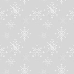 seamless pattern with snowflakes