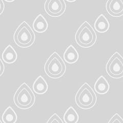 Geometric seamless pattern, abstract drops