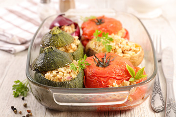 baked stuffed vegetable