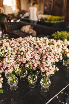 Floral arrangement for a wedding