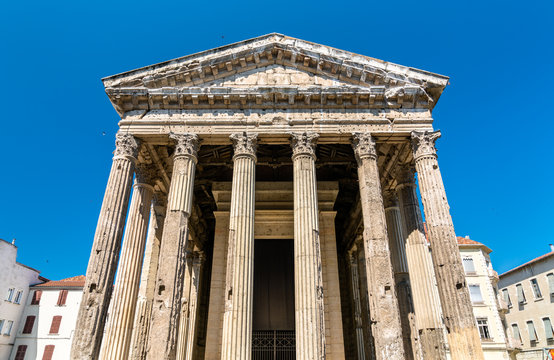 Temple of Augustus and Livia in Vienne, France