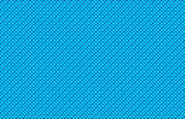 Aqua Blue Woven Basketweave Abstract Background. Repeated braiding of horizontal and vertical stripes creates a basket weave pattern in aqua and blue, woven with strands of various widths.