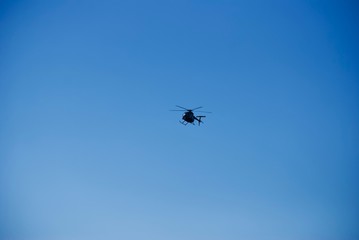 自衛隊のヘリコプター