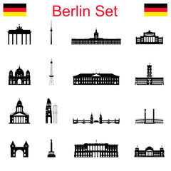 Berlin Set - obrazy, fototapety, plakaty