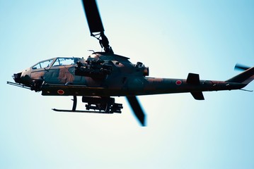 自衛隊のヘリコプター