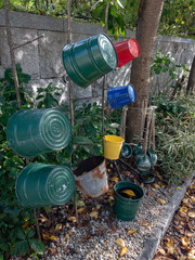 Fototapeta premium カラフルなバケツ