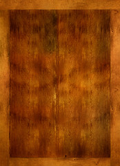 Old wooden maple table texture top view