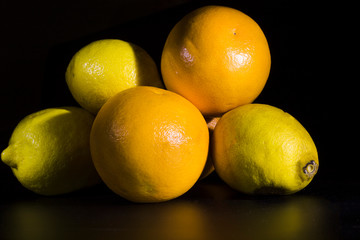 lemons and oranges
