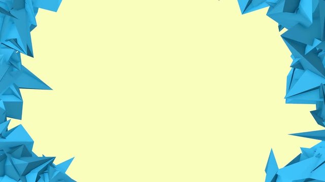 Abstract animated background (poligons)