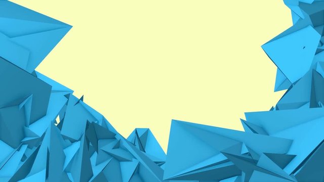 Abstract animated background (poligons)