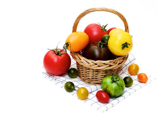 Fresh Colorful Tomatoes
