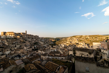 Fototapeta na wymiar View Of Matera Italy