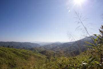 view of mountains