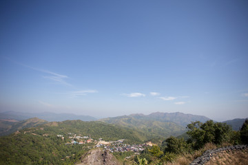 Fototapeta premium panorama of mountains