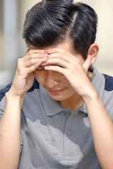 Teenager Boy And Disappointment