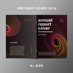 Abstract Cover book report gradient