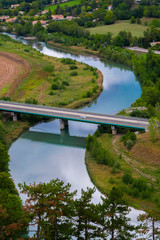 bridge over the river