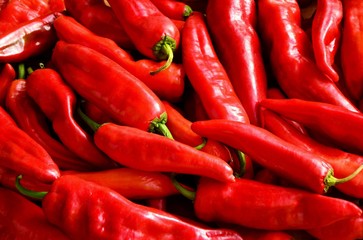 red hot chili peppers close-up.