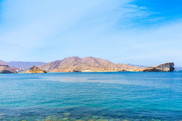 Beautiful landscape of Muscat coast, Oman