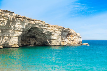 Fototapeta na wymiar Beautiful landscape of Muscat coast, Oman