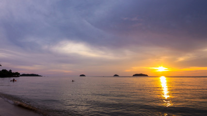 Sunset at Kai Bae Beach, Koh Chang, Thailand