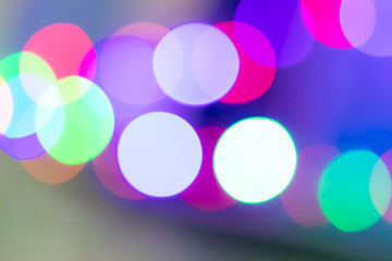 Bokeh background, Colorful circles of light background