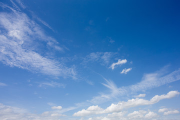 blue sky with clouds