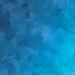 Abstract blue geometric polygon background