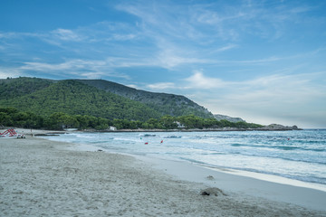 Cala Agula auf Mallorca Stimmung nach dem Sturm