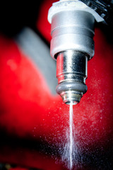 fuel injector in action