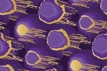 Abstract vintage style violet seamless pattern © galyna_p