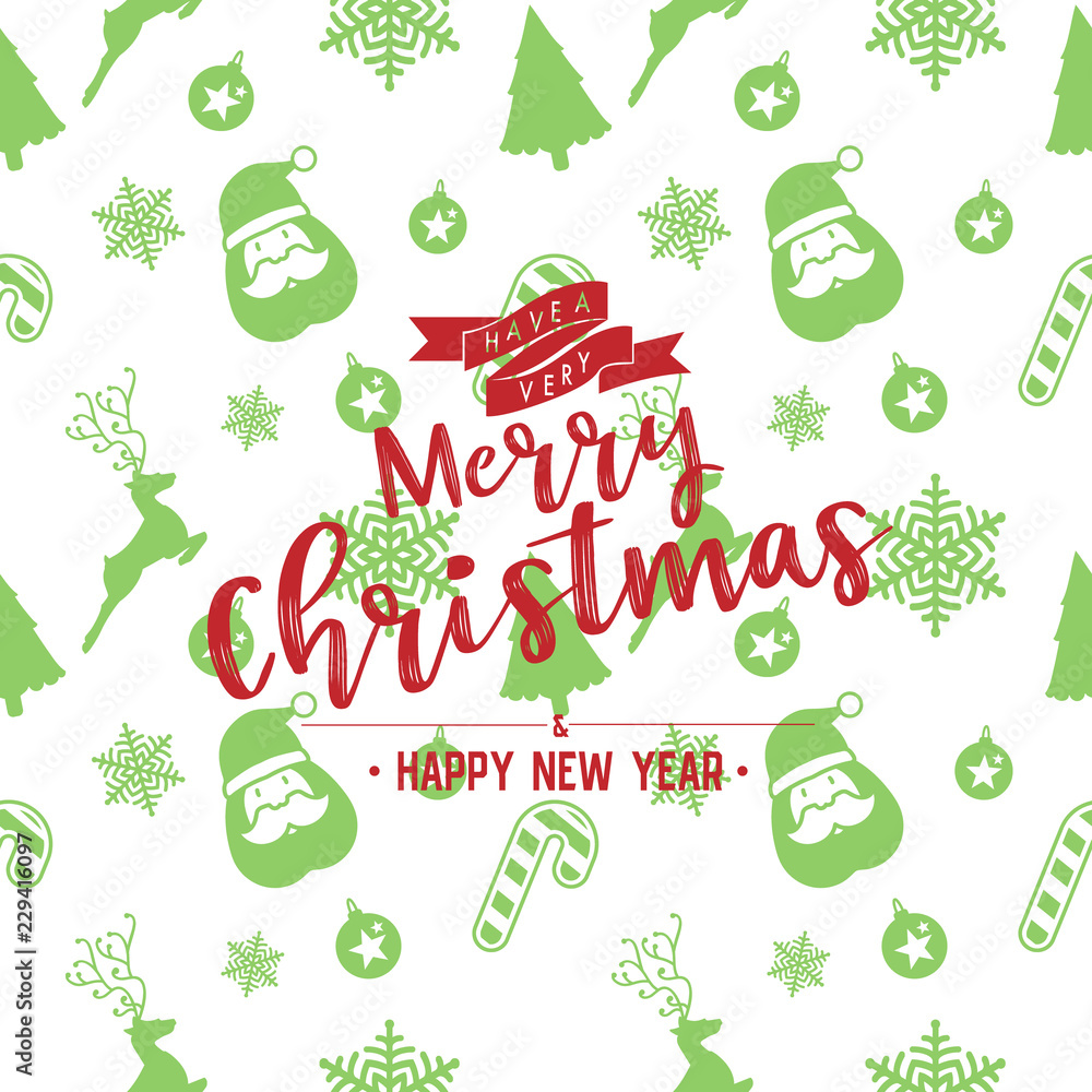 Poster White paper cut of vector snowflake pattern elements and background with merry christmas phase text