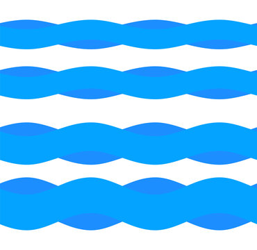 design element ribbon blue water sea background04