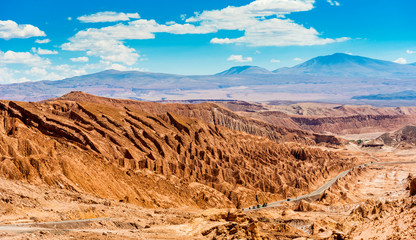 Landscape in Atacama desert, Chile.