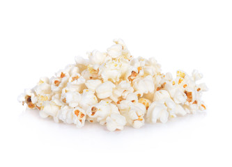 popcorn isolated on white background