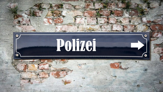 Schild 390 - Polizei