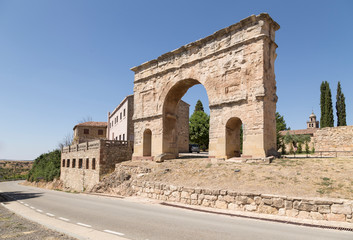 Roman arch of Medinaceli, Soria, Spain