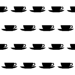 Handmade contrast seamless pattern. Childish craft monochrome wallpaper for birthday card, baby nappy, school party advertising, shop sale poster, holiday wrapping paper, textile, bag print etc.