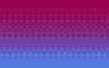 Pixel art gradient color. Dithering vector background.