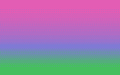Pixel art gradient color. Dithering vector background.