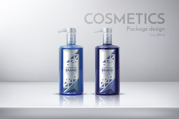 Cosmetic packaging for shampoo